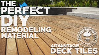 Why Advantage Deck Tiles™ are the Perfect DIY Remodeling Material [upl. by Nyroc]