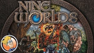 Nine Worlds — game overview at SPIEL 2016 by designer Richard Denning [upl. by Nahtanoy]