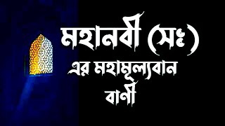 মহানবী সাঃ এর মূল্যবান উক্তি  ইসলামের সেরা ২০ টি বাণী  Islamic Motivation Speech  Islamic status [upl. by Harriman705]