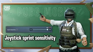 SPRINT SENSITIVITY  PUBG MOBILE Pakistan Official [upl. by Annuahsal]