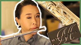 Miyazawa 602 Full Brögger System ft MX1 amp MX2 headjoints Flute Center [upl. by Ornie]