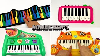 Minecraft music on cool different instruments [upl. by Siravat]