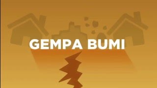 Video Animasi Pesan Kesiapsiagaan Bencana Gempa Bumi [upl. by Wolfgang]