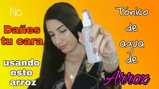 Para que sirve el Tonico facial de agua de arroz Piel grasa  Deily Urquiola  skincare amp makeup [upl. by Uon]