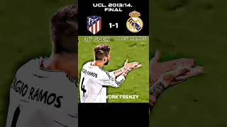 UCL 201314 FINAL RMA VS ATM footballteam ucl realmadrid atleticomadrid  cr7 marcelo [upl. by Florida199]