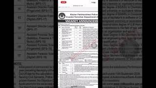 CTD kpk Jobs 2024 shorts newjobs2024 viralshorts learnholicofficial [upl. by Needan4]