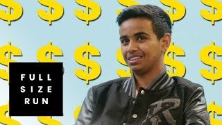 Who is Money Kicks Dubais Billionaire Teenager Taking Over Sneaker YouTube  Full Size Run [upl. by Anirual]