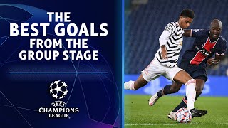 The Best Goals from the Group Stage of the 202021 Champions League Season  UCL on CBS Sports [upl. by Nnairrek]