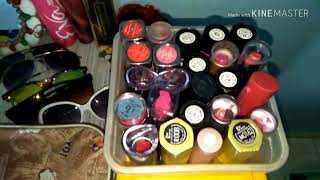 My makeup collection and storage  affordable indian makeup [upl. by Valdes]