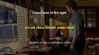 Münchener Freiheit  Liebe auf den ersten Blick Lyrics  Text  Letra español [upl. by Ailegra]