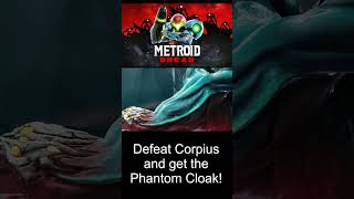 Defeat Corpius and get the Phantom Cloak【METROID DREAD】 shorts [upl. by Enomyar]