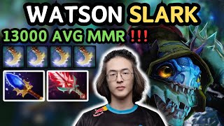 🔥 RANK 3 Watson SLARK Hard Carry Gameplay 737e 🔥 1125 XPM Watson Master Tier  Dota 2 [upl. by Yerffoj]