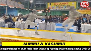 the Inaugural function of All India InterUniversity Fencing MampW Championship 202425 [upl. by Norga995]