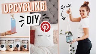 4 Zimmer Deko Upcycling DIYs die jeder easy nachmachen kann  ImJette [upl. by Irreg]