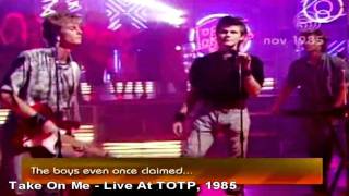 Aha  Take On Me  Live At TOTP 1985 HD [upl. by Xuagram]