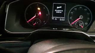 how to easily reset the oil service and Inspection message on VW Polo 2018 [upl. by Allets458]