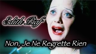 Edith Piaf  Non Je Ne Regrette Rien TRADUÇÃO [upl. by Abie]