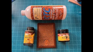 Leather Dyes antiques and finishes explained and used [upl. by Amirak]