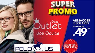 Armações de óculos com 50 de desconto no Castelo  Outlet dos Óculos [upl. by Vachell940]