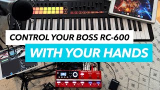 How to control the Boss RC600 or RC505 with a midi keyboard [upl. by Longawa725]