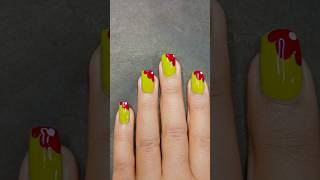 Easy flower nail art designs nailart subscribe shorts viralnaildesign nail [upl. by Ahsoyem]