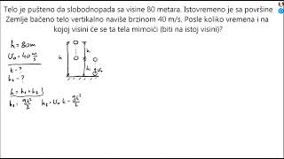 7 Gravitacija  Složen zadatak 1 [upl. by Ursa360]