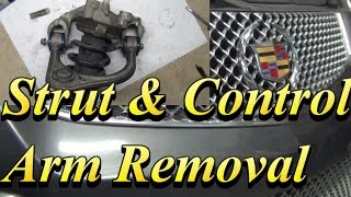 Cadillac CTS V Strut amp Control Arm Removal copyright compliant re upload [upl. by Ylrebme280]