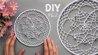 DIY COMO HACER UN ATRAPASUEÑOS Paso a paso  HOW TO MAKE A DREAMCATCHER Step by Step [upl. by Asaeret]