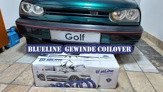 Joom Blueline Coilovers Suspension Kit For Volkswagen Golf 3  Unboxing  MKIII  VW GOLF 3 [upl. by Geneva]