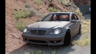 BeamNG Drive Mercedes Benz C Class w203 Crashtest Downloadlink [upl. by Sakiv]