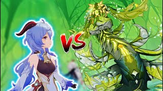 Ganyu SOLO vs Warden of the Last Oasis New Weekly boss [upl. by Sulienroc]