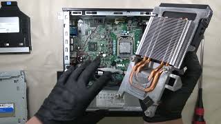 【パソコン修理】【DELL Optiplex7010 SFF】CPUの取り外し・取り付けガイド ｜部品交換の参考に [upl. by Sirtaeb612]