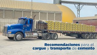 Recomendaciones cargue y transporte de cemento [upl. by Nagem]