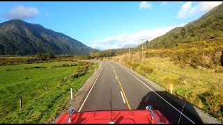 Greymouth to Otira MAN truck POV cam in 4K [upl. by Watson954]