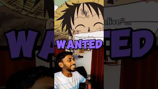 LUFFY BECOME A WANTED CRIMINAL ☠️ anime onepiece luffy shorts [upl. by Helsa]