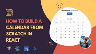 Building a Calendar from Scratch in React [upl. by Miharbi]