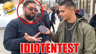 IDIOTENTEST IN HANNOVER ❌😂 10 Finger ist für meine Frau 🤯 Street Comedy [upl. by Pliner]