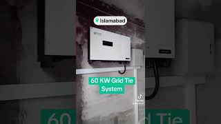 60 KW Grid Tie system installed in Islamabad renewableenergy solar renewableenergy greenenergy [upl. by Aissej]