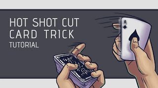 Hot Shot Cut Card Trick Tutorial HD [upl. by Rollie]