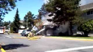 Fire at whispering cedars lynnwood washington [upl. by Wehttam]