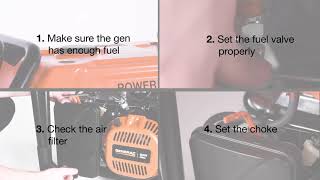 Why is the Generac portable generator engine running rough [upl. by Aniretak635]