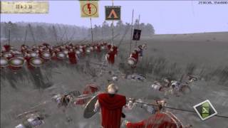 Hoplitas espartanos vs Piqueros Reales RomeTotal War [upl. by Ultann]