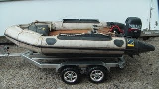 Rc inflatable boat madmaxRCchannel [upl. by Attirb]