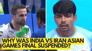 No one knows rules  Why was India vs Iran mens kabaddi final in Asian Games 2023 suspended [upl. by Aikcir]