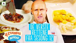 4stjerners middag  De verste rettene fra sesong 12  discovery Norge [upl. by Aihsekel]