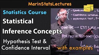 Statistical Inference Definition with Example  Statistics Tutorial 18  MarinStatsLectures [upl. by Nylecoj]