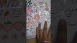 DIY book of stickers  DIY sticker book for journalyoutubeshorts diy art [upl. by Pelage]