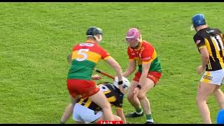 LAST 5 MINUTES OFCARLOW V KILKENNY  2024 LEINSTER HURLING CHAMPIONSHIP [upl. by Inoliel]