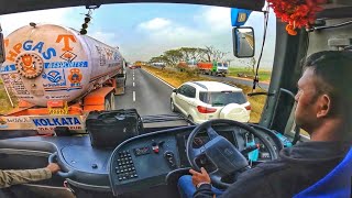 EXTREMELY AGGRESSIVE amp HIGHSPEED VOLVO DRIVING at National Highway 19 [upl. by Aicilec]