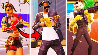 All Fortnite Mythics Bosses amp Weapons amp Key Cards and Vault locations in Fortnite Chapter 2 REMIX [upl. by Elliven814]